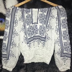 H&M off the shoulder blouse